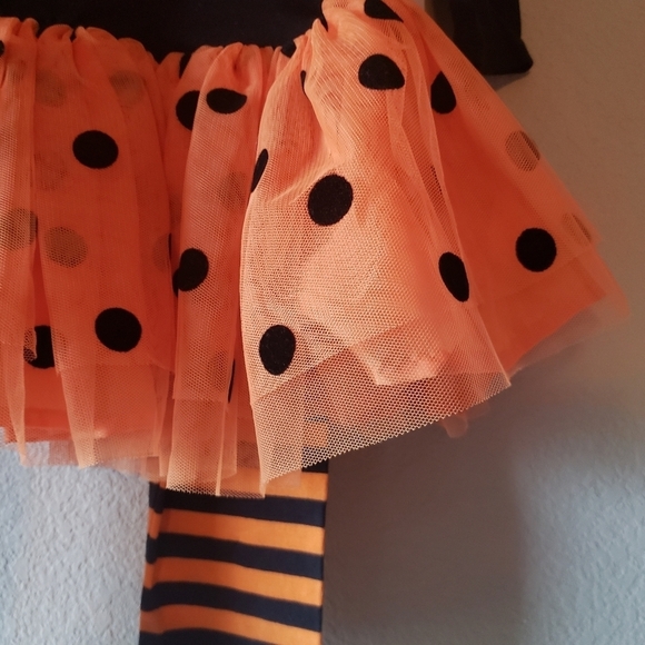 Counting Daises Black Cat Polka Dot Tutu Legging Set - Size 18M - Picture 5 of 12